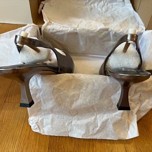 NWT Mix No. 6-Callie Slingback Pump Size 10  in  Pewter Metallic - Picture 10 of 11